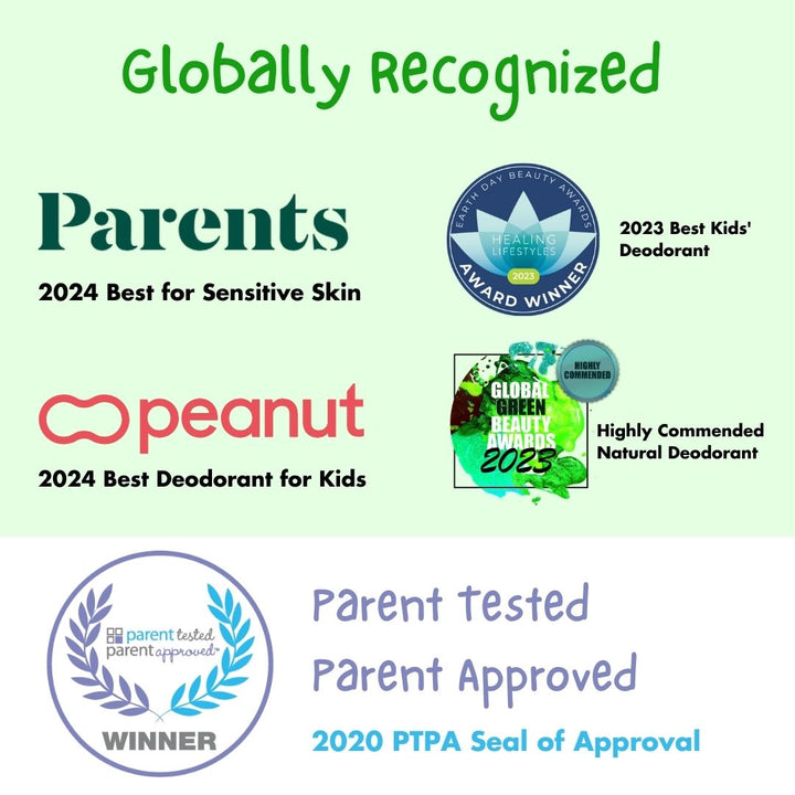 CUSTOM 2-Pack | All Natural Kids Deodorant for Boys and Girls