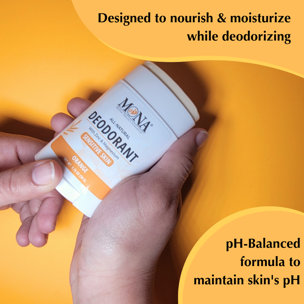 All natural deodorant designed to nourish and moisturize while deodorizing.