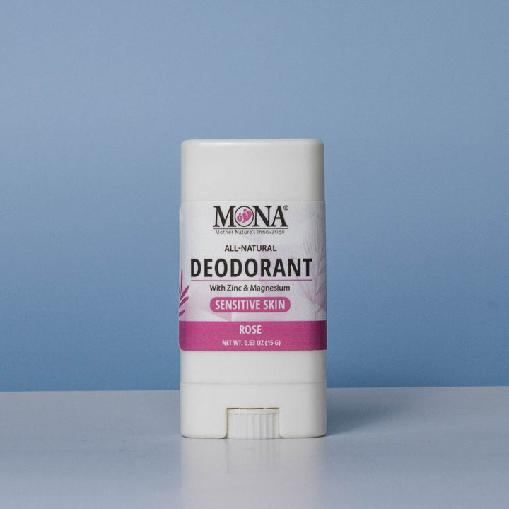 Rose natural deodorant travel size point 53 oz