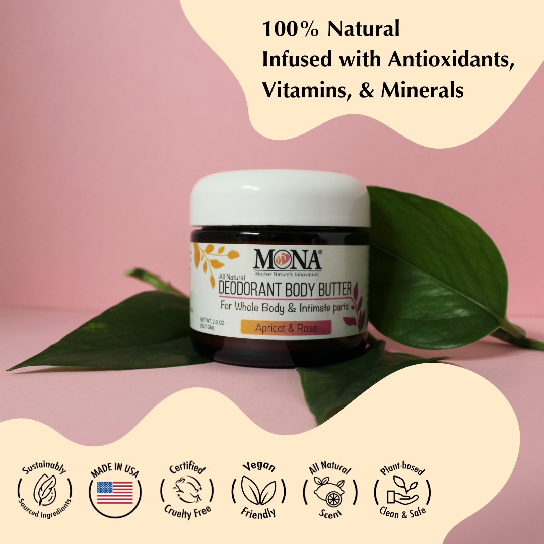 CUSTOM 3-Pack | Shea Cream Deodorant for Whole body & Intimate Parts All-Day Odor Protection