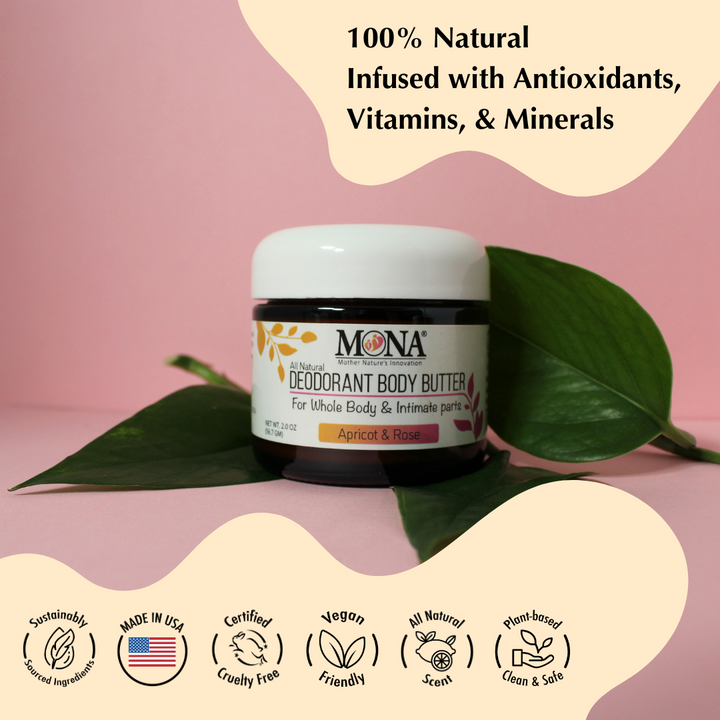 CUSTOM 3-Pack | Shea Cream Deodorant for Whole body & Intimate Parts All-Day Odor Protection