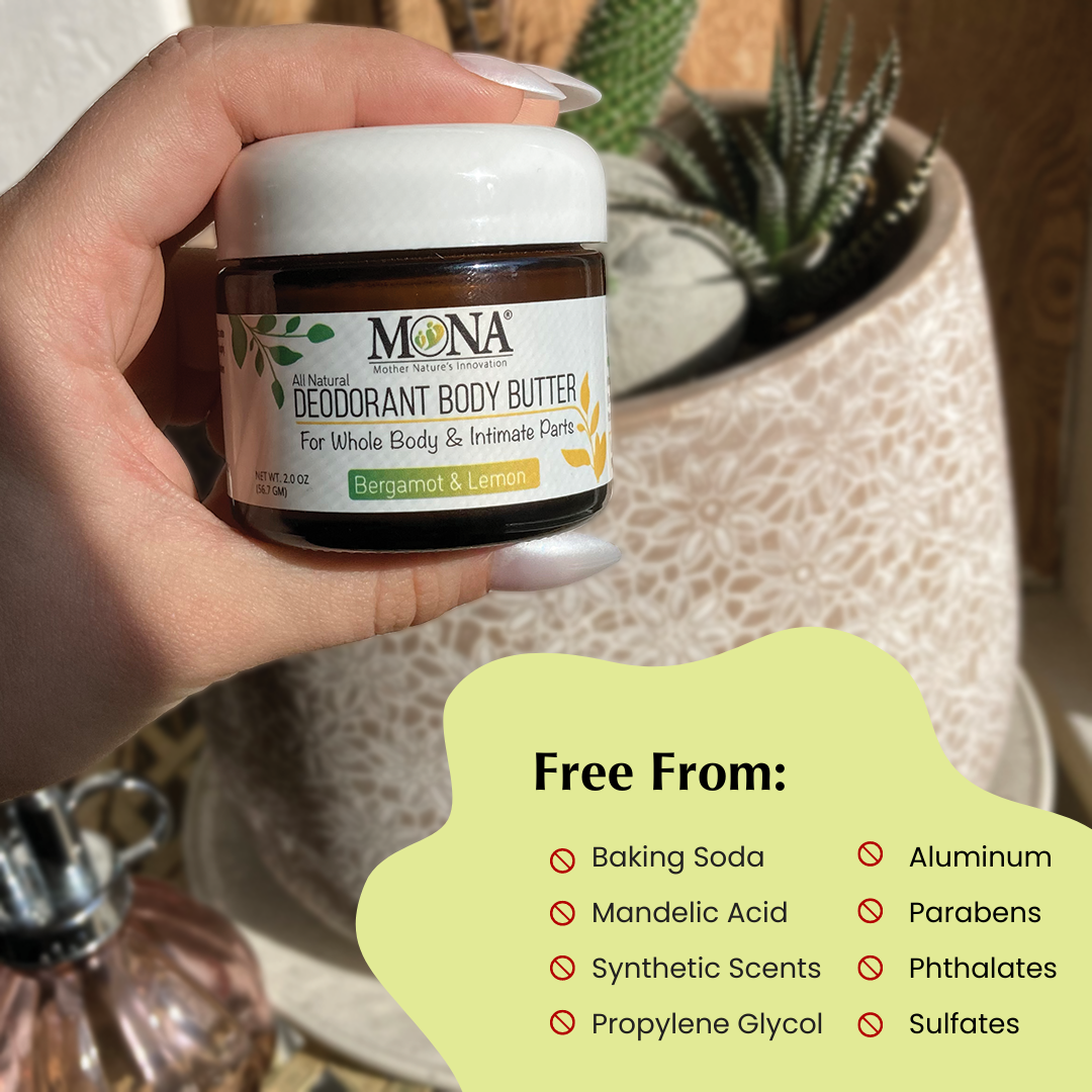 CUSTOM 3-Pack | Shea Cream Deodorant for Whole body & Intimate Parts All-Day Odor Protection