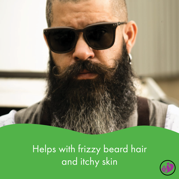 Beard Oil that helps with frizzy beard hair and itchy skin