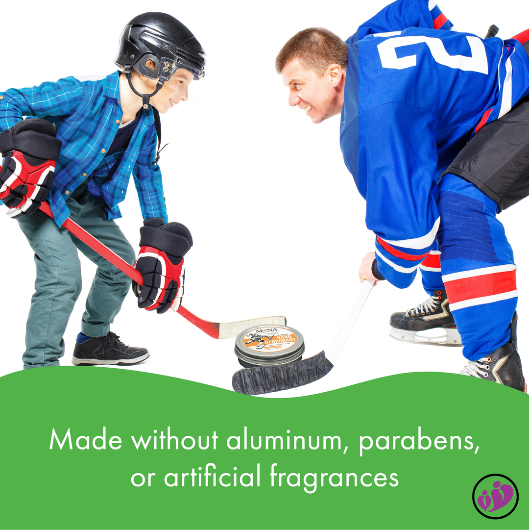All Natural Hand Deodorant for Ace Hockey Players | Orange Scent