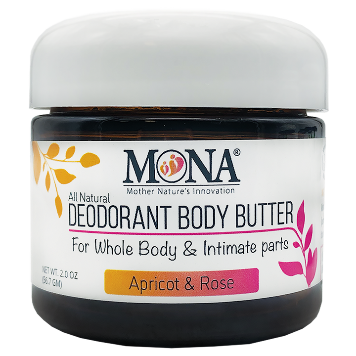 Deodorant Body Shea Butter for Whole Body & Intimate Parts | 2.0 Oz All-Day Odor Protection