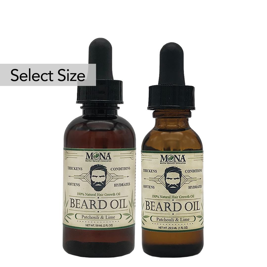 Select size 100% Natural Hair Growth Beard Oil