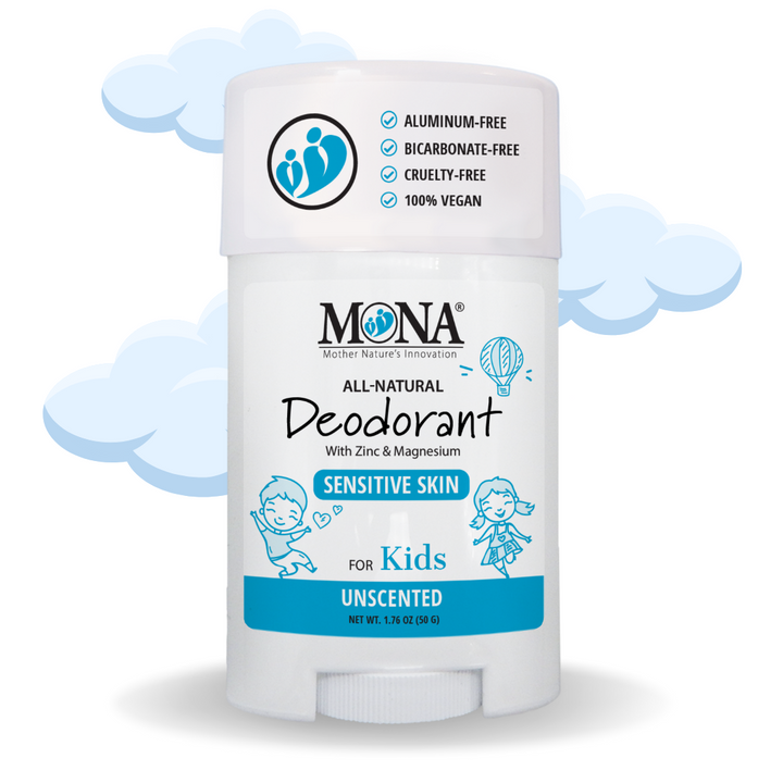 Unscented Deodorant for Kids; Kids Deodorant, For Boys and Girls, Teen, Pre-teen