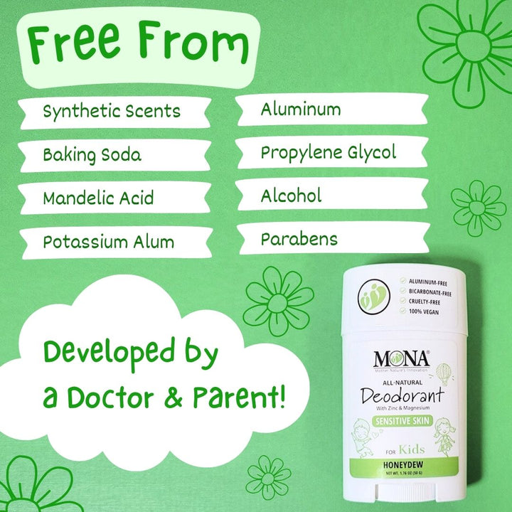CUSTOM 3-Pack | 100% Natural Kid's Deodorant