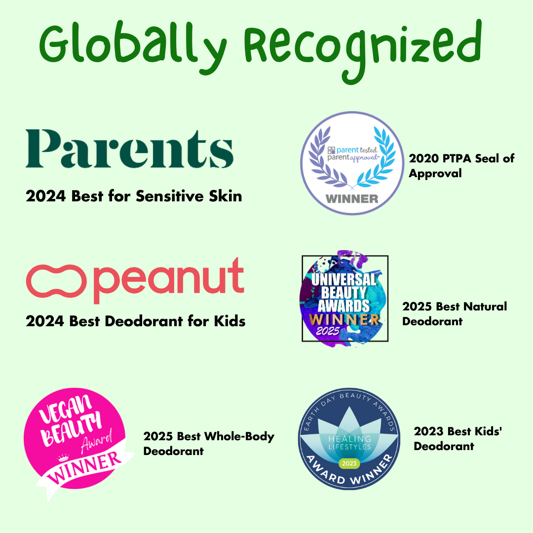CUSTOM 2-Pack | All Natural Kids Deodorant for Boys and Girls