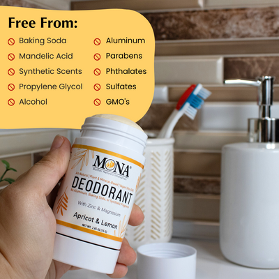 Natural Deodorant for Women, Men & Teens | with Magnesium | 2.65 Oz