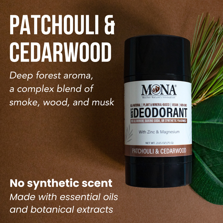 Men's Natural Deodorant | All-Natural Deodorant for Men, Women, & Teens | 2.65 Oz