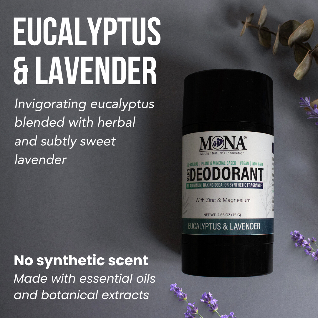 Men's Natural Deodorant | All-Natural Deodorant for Men, Women, & Teens | 2.65 Oz