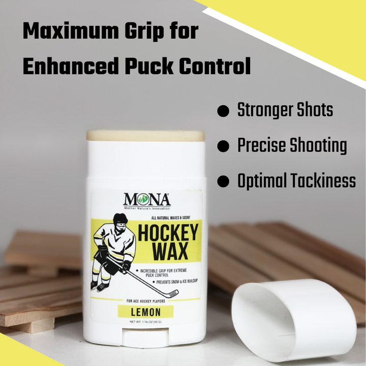 All-Natural Hockey Wax 1.76oz (Lemon Scent)