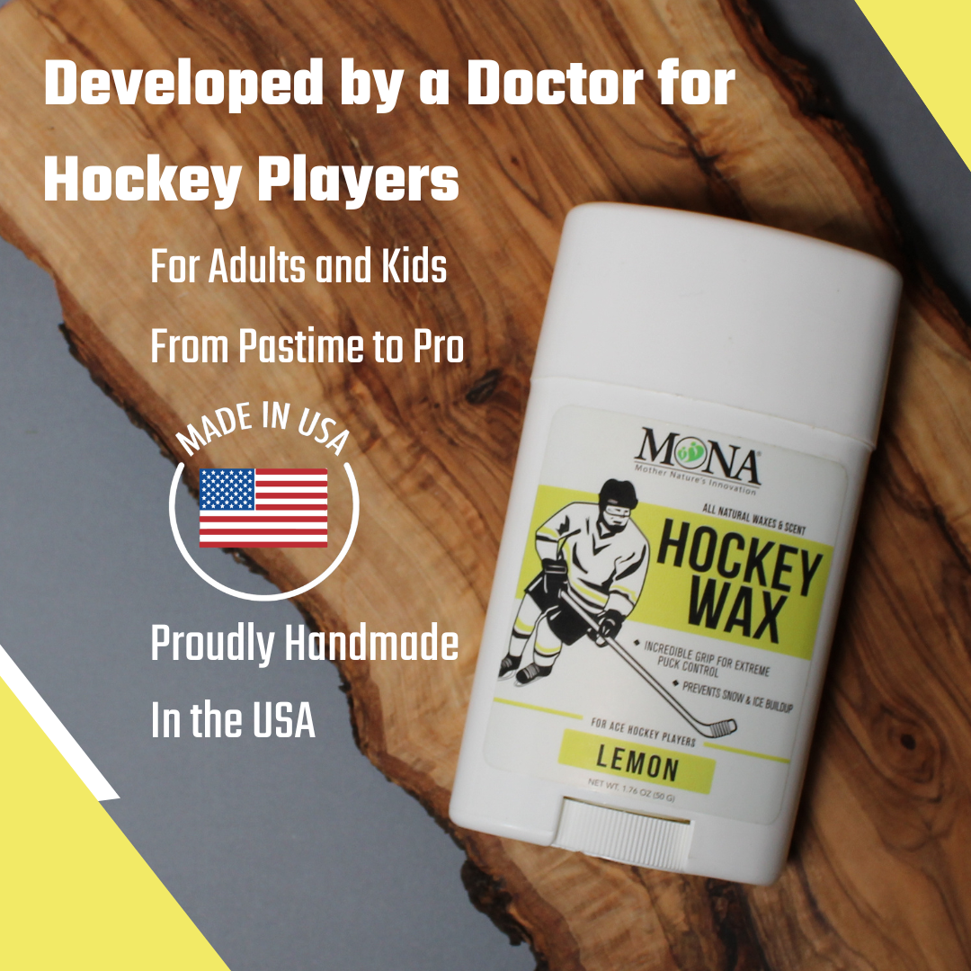 All-Natural Hockey Wax 1.76oz (Lemon Scent)
