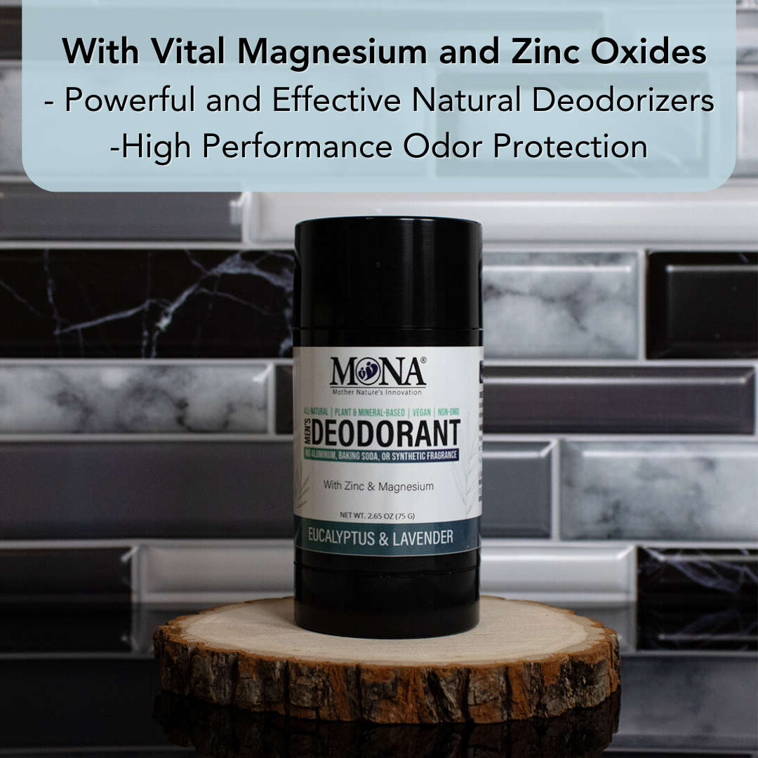 Men's Natural Deodorant | All-Natural Deodorant for Men, Women, & Teens | 2.65 Oz