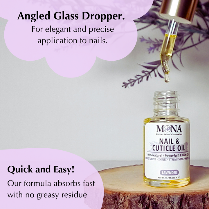 All Natural Nail & Cuticle Oil | Bottle | Lavender