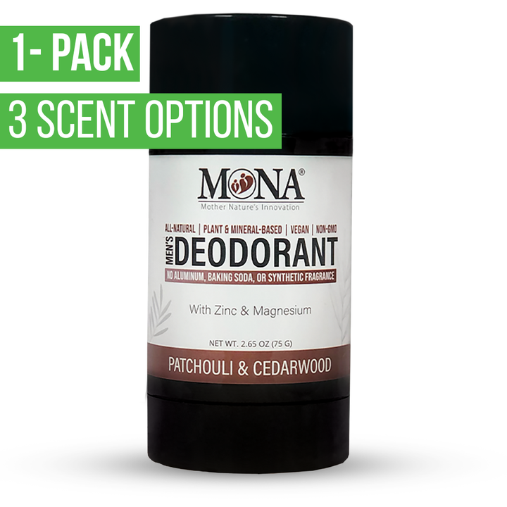 Men's Natural Deodorant | All-Natural Deodorant for Men, Women, & Teens | 2.65 Oz