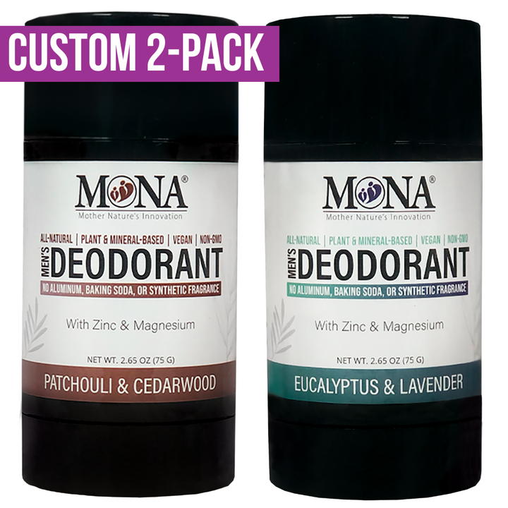 CUSTOM 2-Pack | Deodorant for Men, Women, Teens | 2.65 Oz ea.