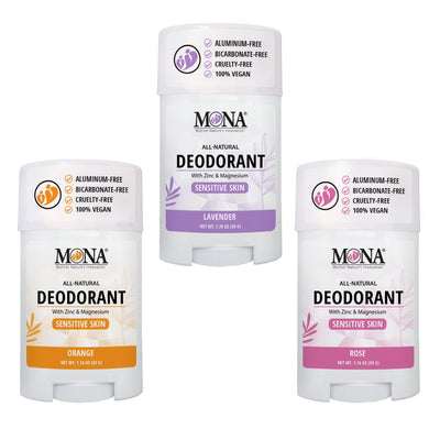 BEST SELLER 3-Pack COMBO | Deodorant for Women, Men, & Teens