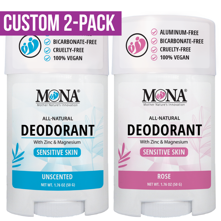 CUSTOM 2-Pack | Deodorant for Women, Men, Teens | 1.76 Oz Ea.