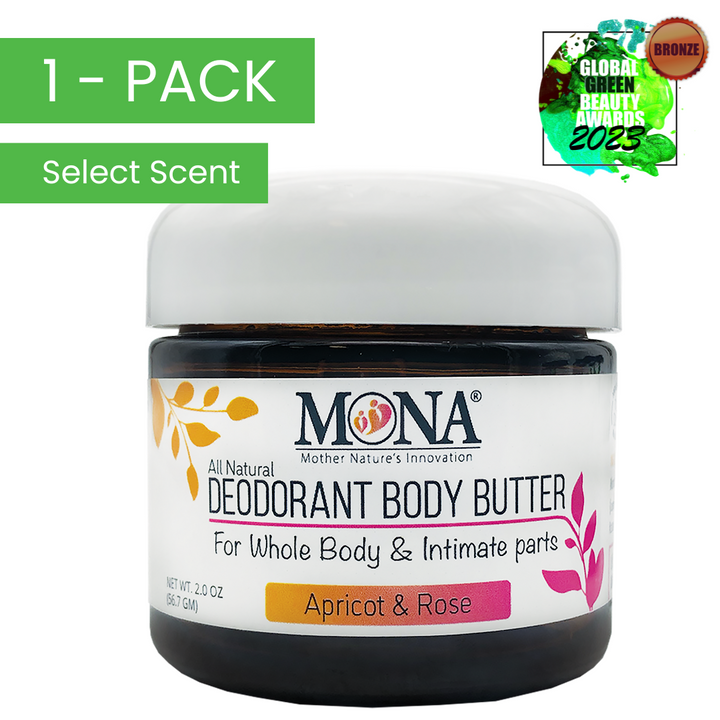 Deodorant Body Butter for Whole Body & Intimate Parts | 2.0 Oz