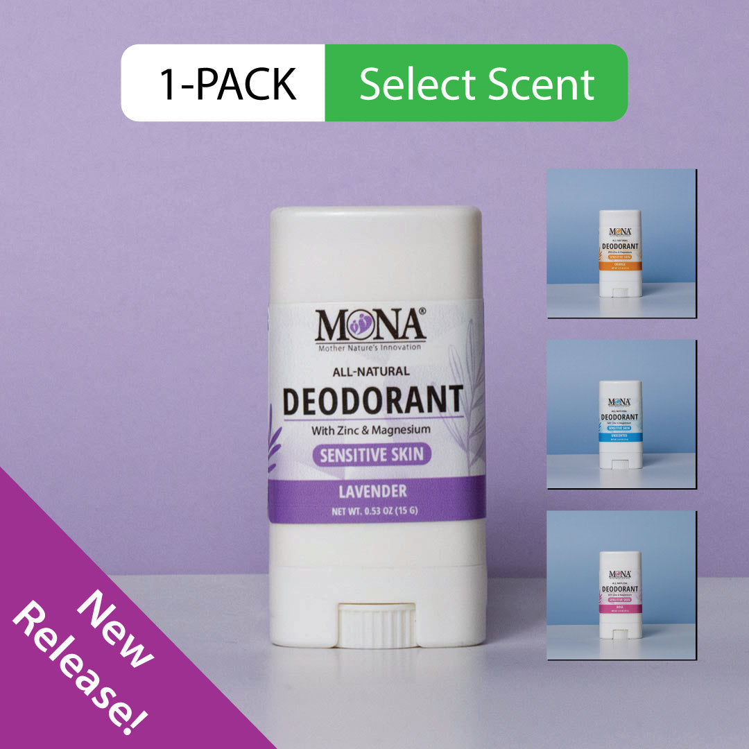 1 pack select scent. lavender natural deodorant travel size point 53 oz new release