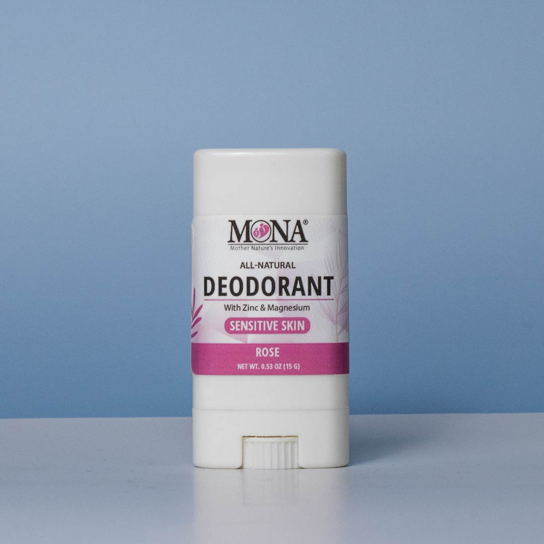 Rose natural deodorant travel size point 53 oz 