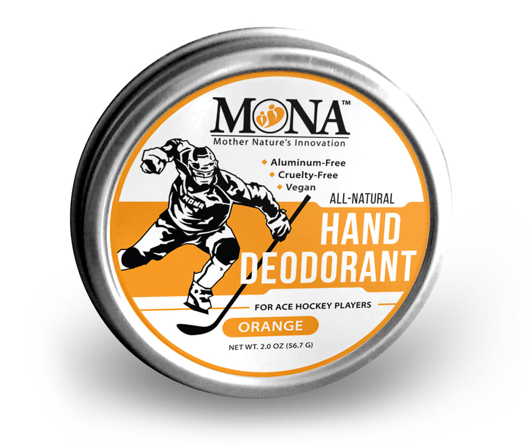 All Natural Hand Deodorant for Ace Hockey Players | Orange Scent