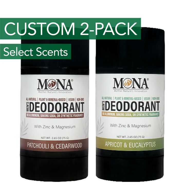 CUSTOM 2-Pack | Deodorant for Men, Women, Teens | 2.65 Oz ea.