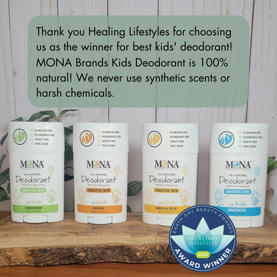 CUSTOM 3-Pack | 100% Natural Deodorant for Kids