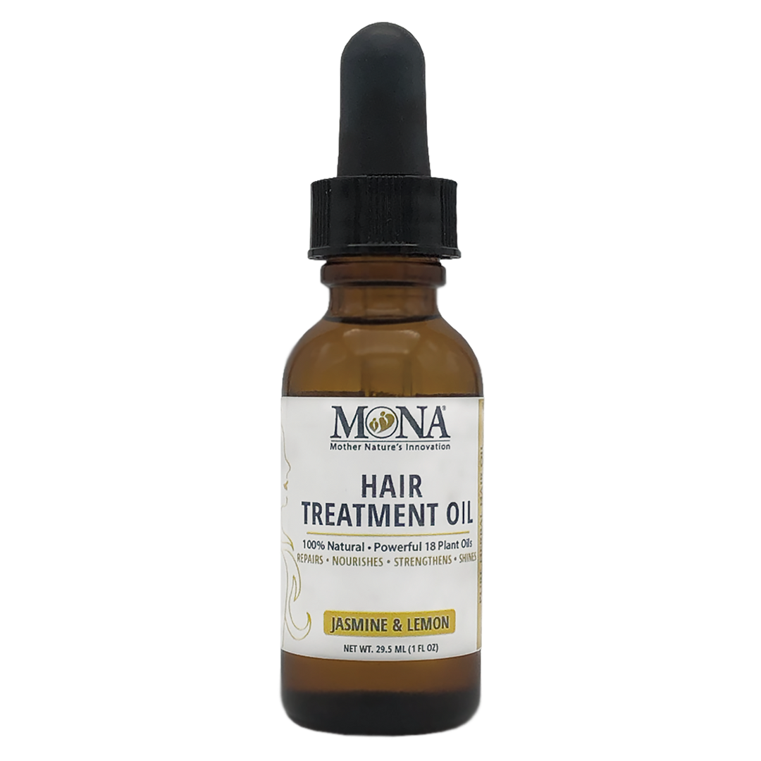 All Natural Hair Treatment Oil (Jasmine & Lemon Scents)