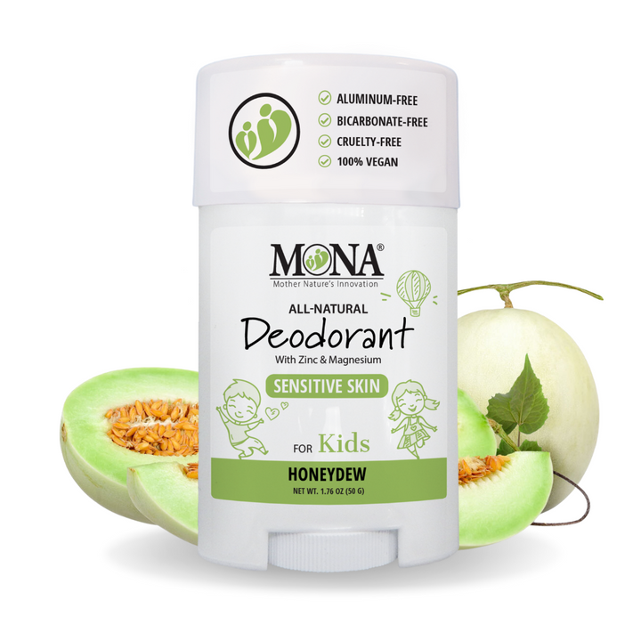 Honeydew scented Deodorant for Kids; Kids Deodorant, For Boys and Girls, Teen, Pre-teen