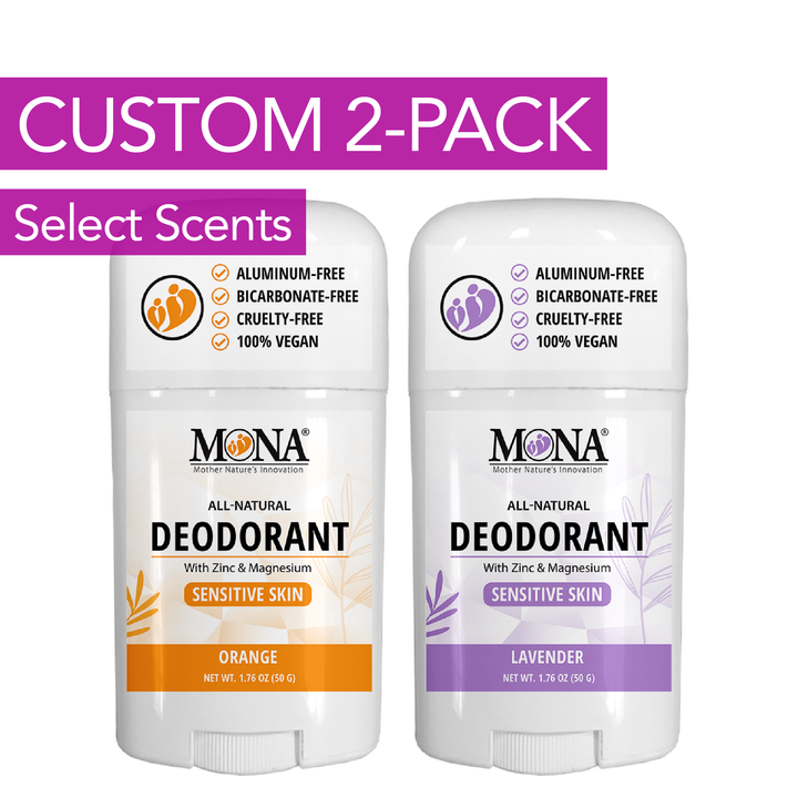 CUSTOM 2-Pack | Deodorant for Women, Men, Teens | 1.76 Oz Ea.
