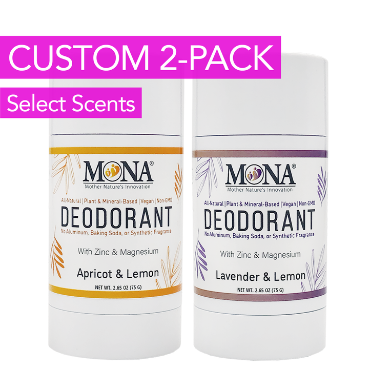 CUSTOM 2-Pack | Deodorant for Women, Men, Teens | 2.65 Oz Ea.