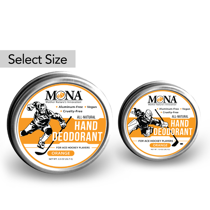 All Natural Hand Deodorant for Ace Hockey Players | Orange Scent